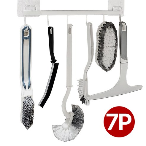 위슬러 2세대 욕실 청소 7종 모서리솔 틈새솔 스퀴지 커브형 변기솔 거치대, 1개, WSL4477-A