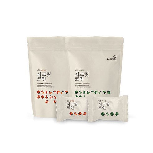 [키친스토리] 빅마마 이혜정의 시크릿코인 205알(편안한맛 8팩+5알 +개운한맛2팩 팩, 상세 설명 참조