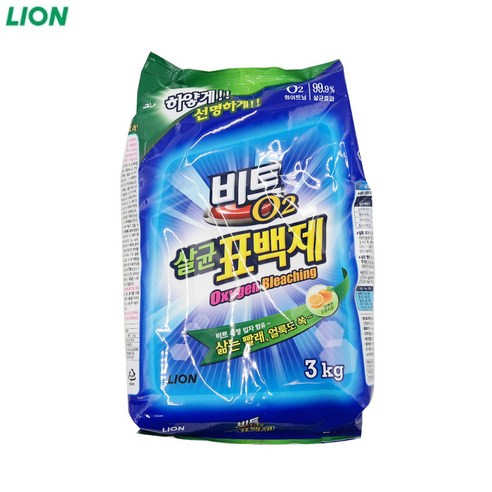 비트 O2 살균 표백제 3kg 파우치 겸용, 1개