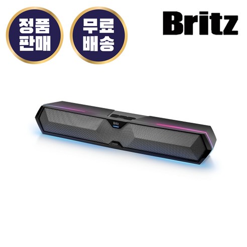 브리츠 BR-T9 블루투스 스피커 컴퓨터 PC 사운드바 USB전원