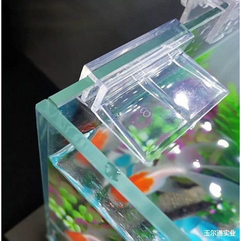 톡톡창고 수족관 아크릴 선반 받침대 어항 지붕 유리 덮개 홀더 뚜껑 수조 물튀김 방지 열대어, 투명, 2개