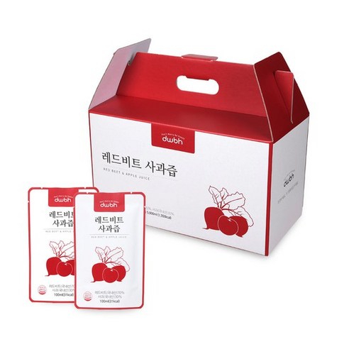 레드비트 사과즙 100ml x 50포, 없음, 0.1l, 50개