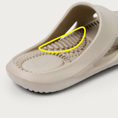 BodycoWe 발 지압 슬리퍼, 핑크빛 발 건강을 되찾다.