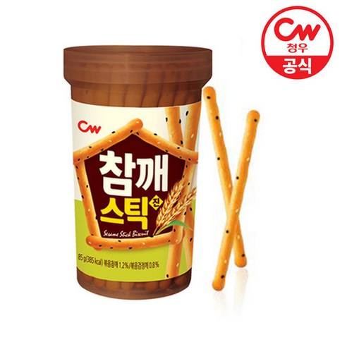 청우참깨스틱85gx3개/스틱과자/막대과자/고소한/간식/무배, 3개, 85g