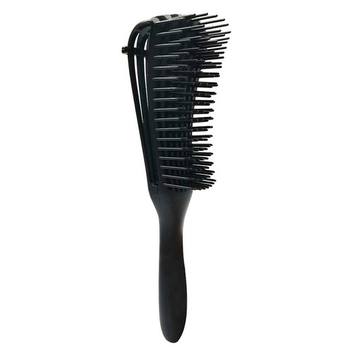 팔발빗 신형 미발 다기능 조형 순발 마사지 빗 플라스틱 정전기 방지 팔발빗, 검은색