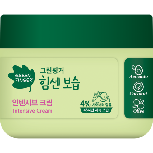 그린핑거 힘센보습 인텐시브 크림 500g, 300g, 1개