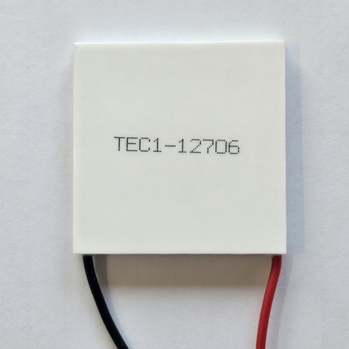 펠티어소자 TEC1-12706 열전소자 냉각모듈 - DC 12V 6A - 40x40mm 전자부품 냉각판