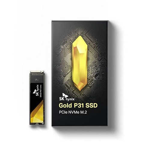 SK hynix 골드 P31 500GB PCIe NVMe Gen3 M.2 2280 인터널 SSD 3500MB/S까지 사용 가능 콤팩트 Compact SSD 폼 팩터 솔리드 스테이, 1TB