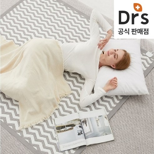 닥터스 탄소사매트 싱글 퀸(분리난방) DC전기온열찜질카본매트 장판 1인용 2인용 캠핑용 여행용 프리볼트 혼카, 닥터스매트_더블 쉐브론