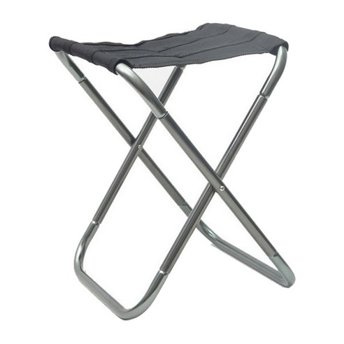 캠핑 배낭 하이킹 낚시 여행 피크닉을위한 휴대용 경량 접이식 캠핑 의자 의자, 205x225x280mm, Aluminuim 합금, 회색