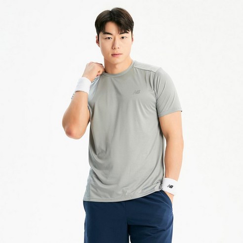 [매장정품] 뉴발란스 남성 러닝 반팔티 NBNEE2P161