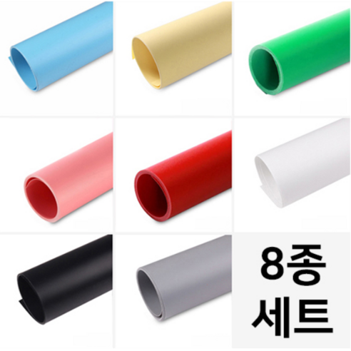 호루스벤누 무광/미러 양면 PVC 촬영 배경지 M60 8종