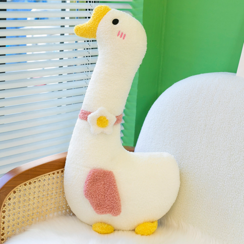 록신 수면쿠션 바디쿠션 거위인형 오리인형 바디필로우, 130CM, 핑크