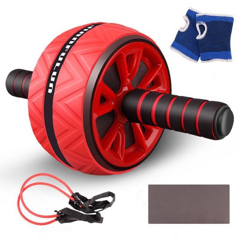 AB슬라이드 복근운동기구+보조로프+논슬립 매트+장갑, A