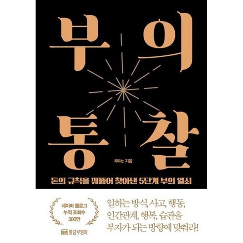   부의 통찰:돈의 규칙을 꿰뚫어 찾아낸 5단계 부의 열쇠, 황금부엉이, 부아c