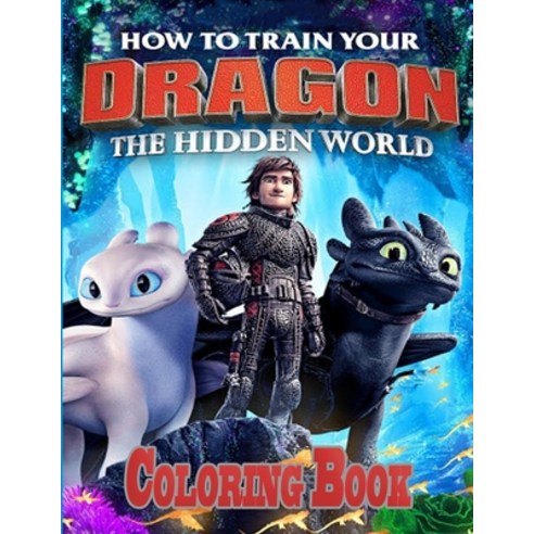 How To Train Your Dragon Coloring Book Paperback, Independently Published, English, 9798593519672