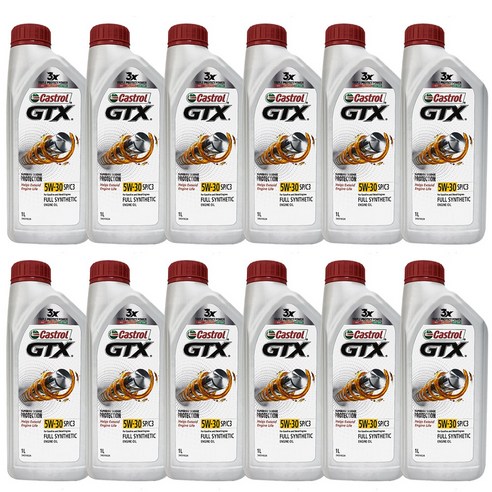 캐스트롤 GTX SN C3 5W30 1리터 X 12개, 1L
