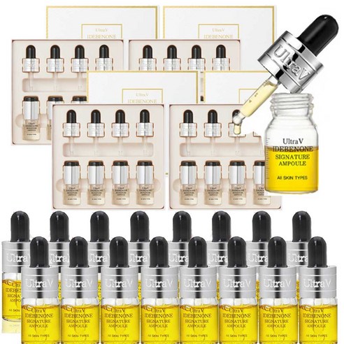 울트라브이 시그니쳐 이데베논 앰플 시즌2로 피부를 젊음으로 되돌리세요