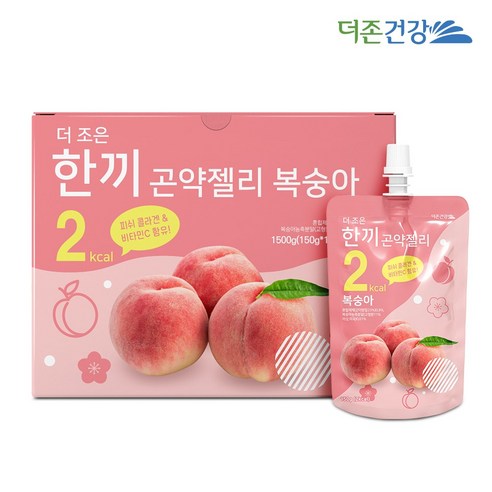 더존건강 한끼 곤약젤리 복숭아 150g 10팩 1박스, 10개, 단품