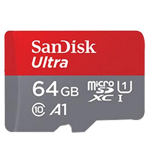 샌디스크 울트라 마이크로 SD 메모리 카드, 64GB, 1개