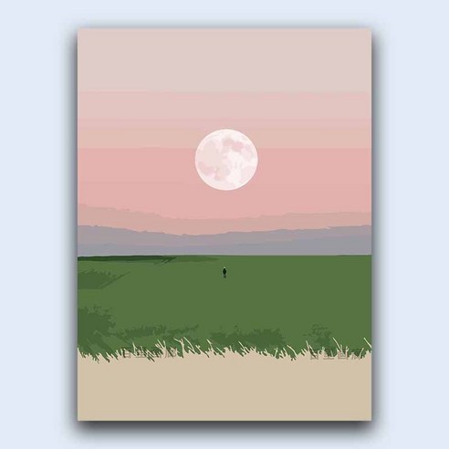 [아트제이] DIY 명화그리기 그림그리기 유화그리기 페인팅 40 x 50, D01, 1개