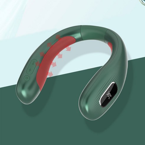 SOHO 넥밴드 워머 충전식 휴대용 손난로 목난로 USB 전기목난로, 화이트
