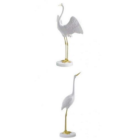 수지 아트 크레인 동상 조각 조류 아트 장식 홈 웨딩 Ornamets, B C.