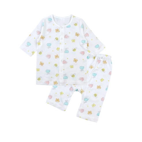 밤부 소재로 부드럽게 감싸는 우리 아이 피부: 오아이비 유아동 얇은 내의 7부 오아이비내복