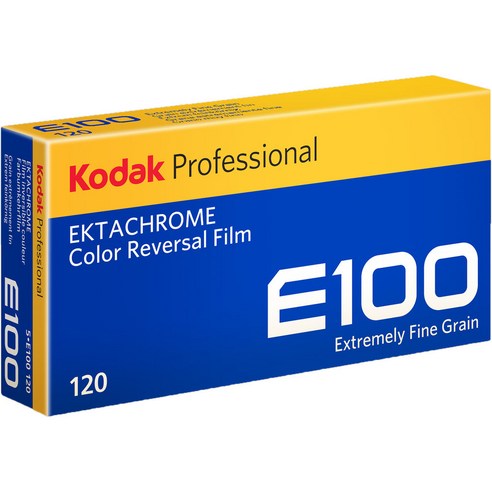 Kodak 코닥 프로페셔널 엑타크롬 E100 컬러투명필름 120롤필름 5팩