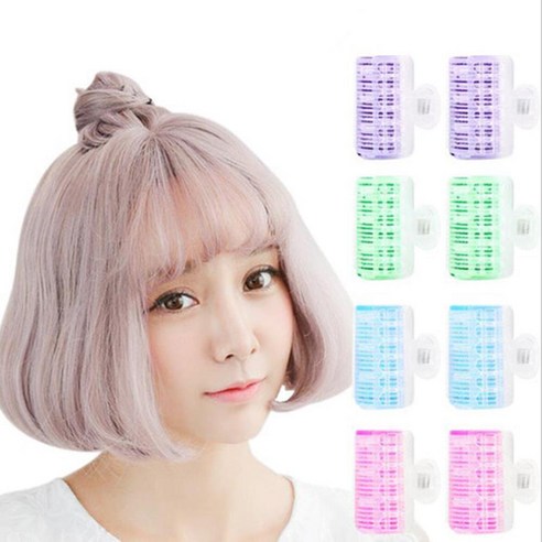 집게 헤어롤 머리뽕 구르프 셋팅롤 6P 구루뿌 셀프손질 구르뽕 구루프 롯드, 1개, 소형