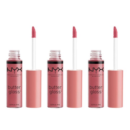 엔와이엑스 버터 립글로스 8ml, Angel Food Cake, 3개