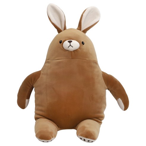 라움생 애착 인형 곰 토끼인형 모찌 귀여운 동물 큰 대형 신생아 아기 유아 수면 봉제 수제 핸드메이드 애착인형, 브라운, L-50cm