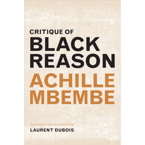 Critique of Black Reason Hardcover, Duke University Press