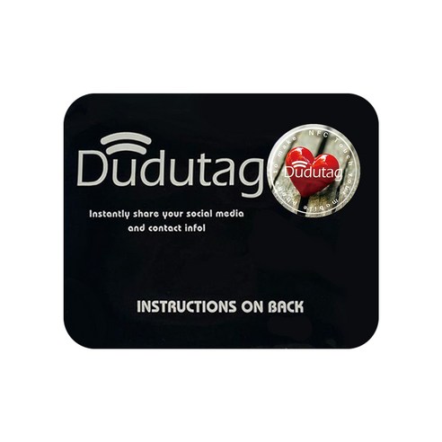 OEM Dudutag 원클릭 스마트 스티커 개인 명함 디지털 카드, D