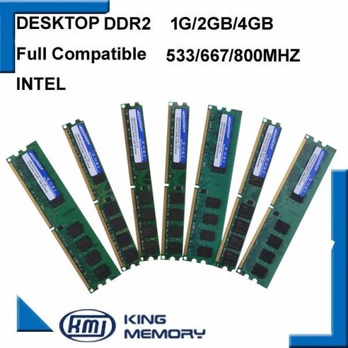 KEMBONA 인텔 A-M-D PC 데스크탑 DDR2 800 667 533 Mhz - 1Gb 2Gb 4Gb RAM 메모리 2 2GB/DDR2 4G, [06] 2g 800mhz for AMD MB, 06 2g 800mhz for AMD MB