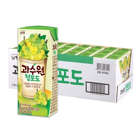   과수원 청포도, 24개, 190ml