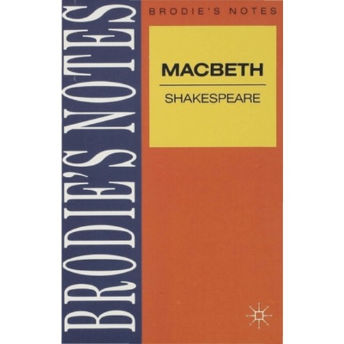 (영문도서) Shakespeare: Macbeth Paperback, Red Globe Press, English, 9780333581711