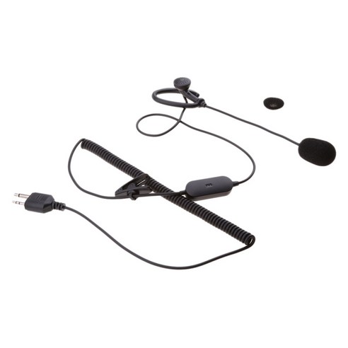 이어 후크 이어폰 헤드셋 PTT MIC 2Pin For MIDLAND GXT400/450 Radio, 블랙, 설명, 설명