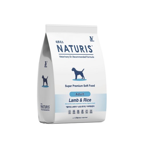 )당일발송( 네츄리스 독 어덜트 1.2kg 강아지 사료 naturis adult, 양, 1개