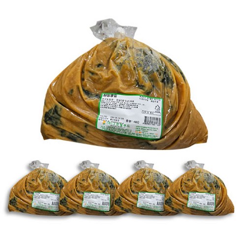 그린웰푸드 웰찬 된장콩잎 4kg, 1개