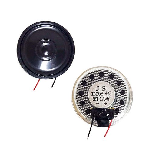 J3608-RJ 1.5W 8Ohm 소형스피커 직경 36mm 스피커다이 DIY