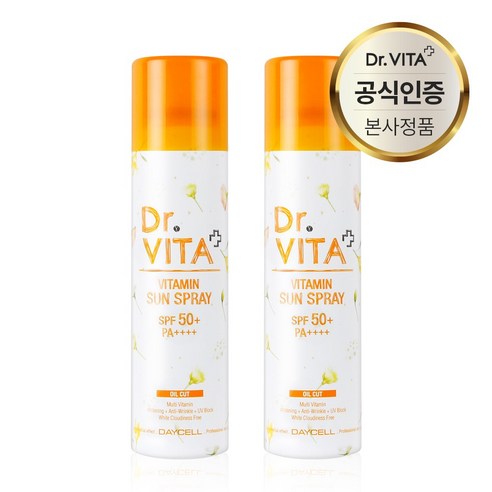  이니스프리 알로에 리바이탈 수딩젤, 300ml, 1개 스킨케어 데이셀 닥터비타 비타민 선스프레이 (SPF50+ PA++++), 2개, 150ml