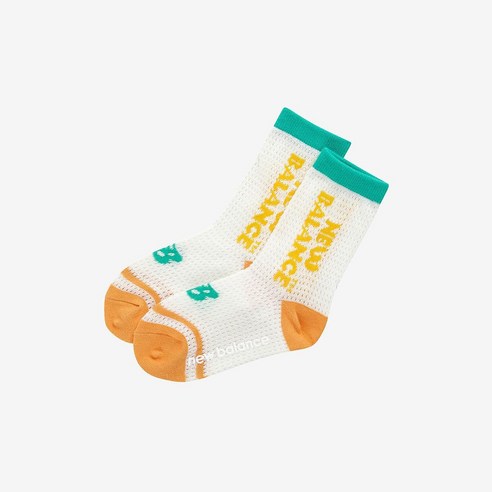 우리 아이 발에 닿는 시원한 바람, 뉴발란스 키즈 메쉬 장목 양말 NK8EES107U