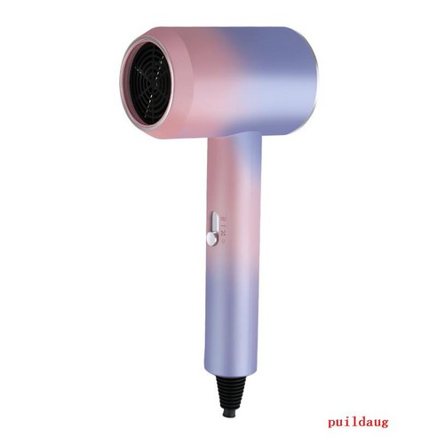 강한 부정적인 이온 전기 타격 헤어 케어 조용한 가구 곱슬 머리 빠른 건조 부는 기계, 덤블해머 그라디언트 색상, 한사이즈