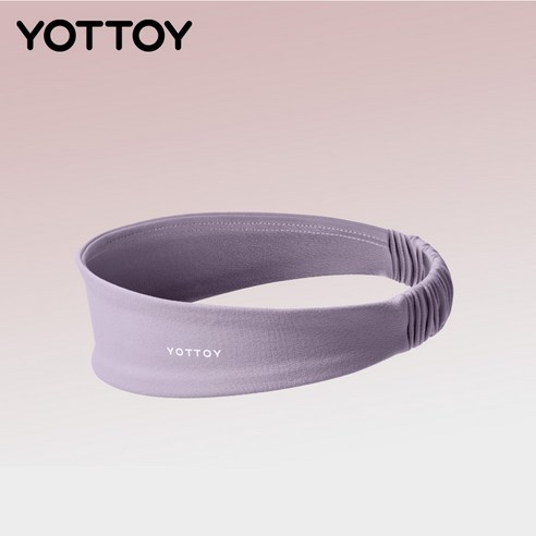 YOTTOY 요토이 스포츠 런닝 여성 헤어밴드 쫀쫀이 빠른 땀흡수 5가지컬러, 1개, 퍼플