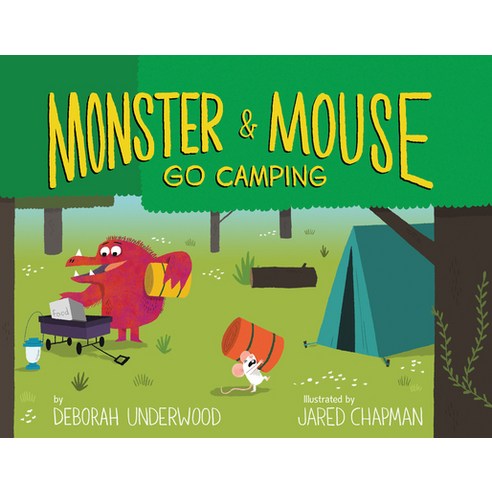 (영문도서) Monster and Mouse Go Camping Hardcover, Clarion Books, English, 9780544648326