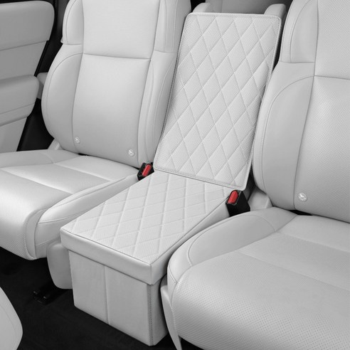 보조의자 펠리세이드 싼타페 산타페 호환, 탱 6인승 2열 수납박스 화이트