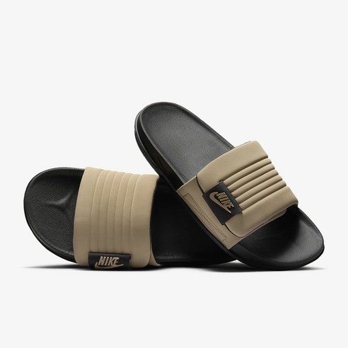 나이키 블랙카키 조절 스트랩 슬리퍼: 완벽한 편안함과 스타일의 조화