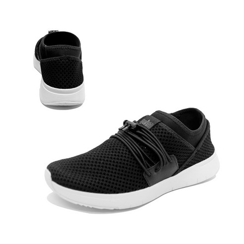 핏플랍 에어메쉬 레이스업 슬립온 스니커즈 블랙 R64-001