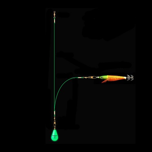 [니켄] 야광 쭈갑 수평채비 쭈꾸미 갑오징어 강한물때 중간물때 약한물때, 1개